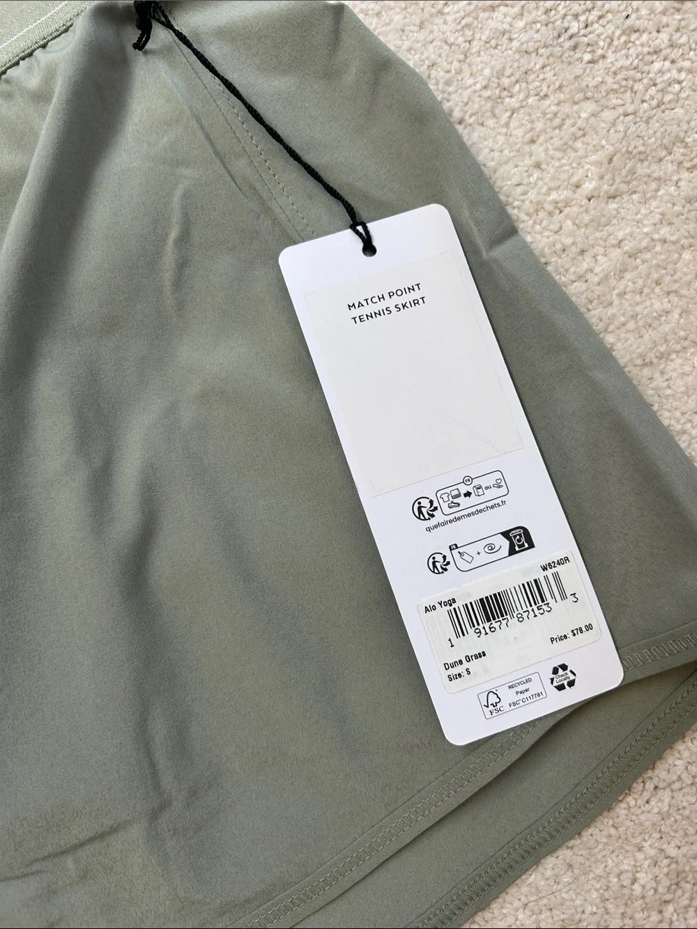 ALO Yoga Match Point Tennis Skirt-NWT!!!